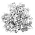 thumbnail image 1 of 100pcs Aluminum Crimping Loop Sleeve for 3mm Diameter Wire Rope and Cable, 1 of 8