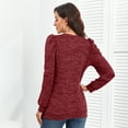 thumbnail image 4 of Sudadera con mangas abullonadas Nikou para mujer, 4 of 5