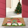 thumbnail image 2 of BallsFHK Christmas Decorative Doormat Xmas Welcome Christmas Gnome Mat Non Slip And Washable Winter Doormat Rubber Back Santa Snowflakes Door Mat For Indoor Outdoor, 2 of 3