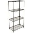 thumbnail image 3 of Nexel Wire Shelving, Black Epoxy, 30"W X 24"D X 63"H, 3 of 4