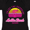 thumbnail image 4 of Inktastic Summer Enjoy the Sunshine Malibu Beach California in Pink Boys or Girls Baby Bodysuit, 4 of 5