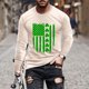 thumbnail image 1 of Blusas y camisas de manga larga y cuello redondo para hombre, camisetas casuales con estampado de moda y cuello redondo, blusas de licra de manga corta para hombre., 1 of 5