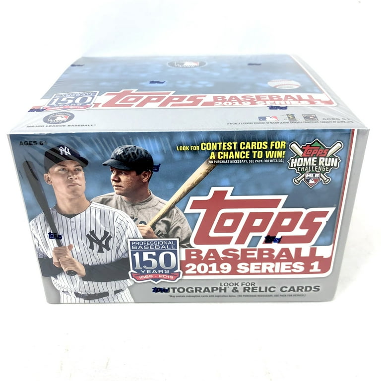 Topps 2019 Baseball Series 1 Trading Cards Display Box (Retail