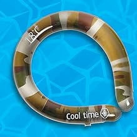 Neck Cooling Tube, Wearable Cooling Neck Wraps for Summer Heat, Hands Free Cold Pack, Reusable Neck Cooler (Green)
