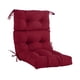 thumbnail image 5 of Cojín para silla de exterior con respaldo alto, cojín suave para cafetería, patio y jardín. Rojo, 5 of 9
