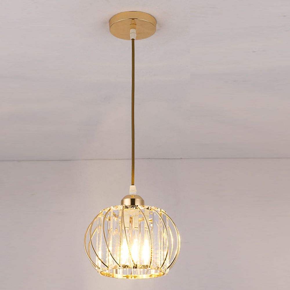 Indoor Lighting Gold Black Hanging Light Restaurant Pendant Light E27