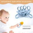 thumbnail image 6 of Silicone Teething Ice Cubes Molds For Babies With 6 Ice Popsicles Shape Safe Chewing Toy And Iced Treats Maker, 6 of 9