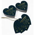 thumbnail image 5 of Inkdotpot 100 Pack Real Gold Foil Paper Tag Hugs & Kisses From The Wedding Favor Hang Tag, 5 of 6