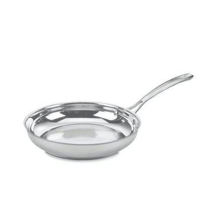 Cuisinart Contour Stainless Steel 10  Open Skillet