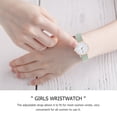 thumbnail image 4 of Reloj de pulsera para mujer, reloj con correa de cuero sintético, reloj informal para mujer, reloj digital de ocio., 4 of 5