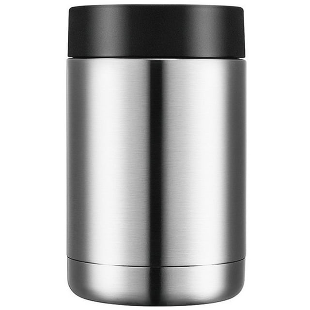 Vaso de acero inoxidable de gran capacidad con tapa para Coca-Cola y café (12 oz)