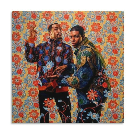 Portrait Painter Kehinde Wiley Painting Art Poster (56) Poster Cool Artworks Painting Wall Art Canvas Prints Hanging Picture Home Decor Posters Gift 16x16inch(40x40cm)