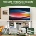 thumbnail image 5 of Uforic 52"Modern Farmhouse TV Stand with Power Outlet for TVs up to 60" - White, 5 of 9