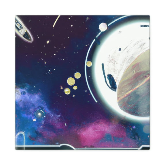 Starry Night Palace. - Canvas