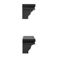 thumbnail image 6 of Danya B. Decorative 24" Floating Wall Décor Display Ledge Shelves – (Set of 2) - Black, 6 of 11