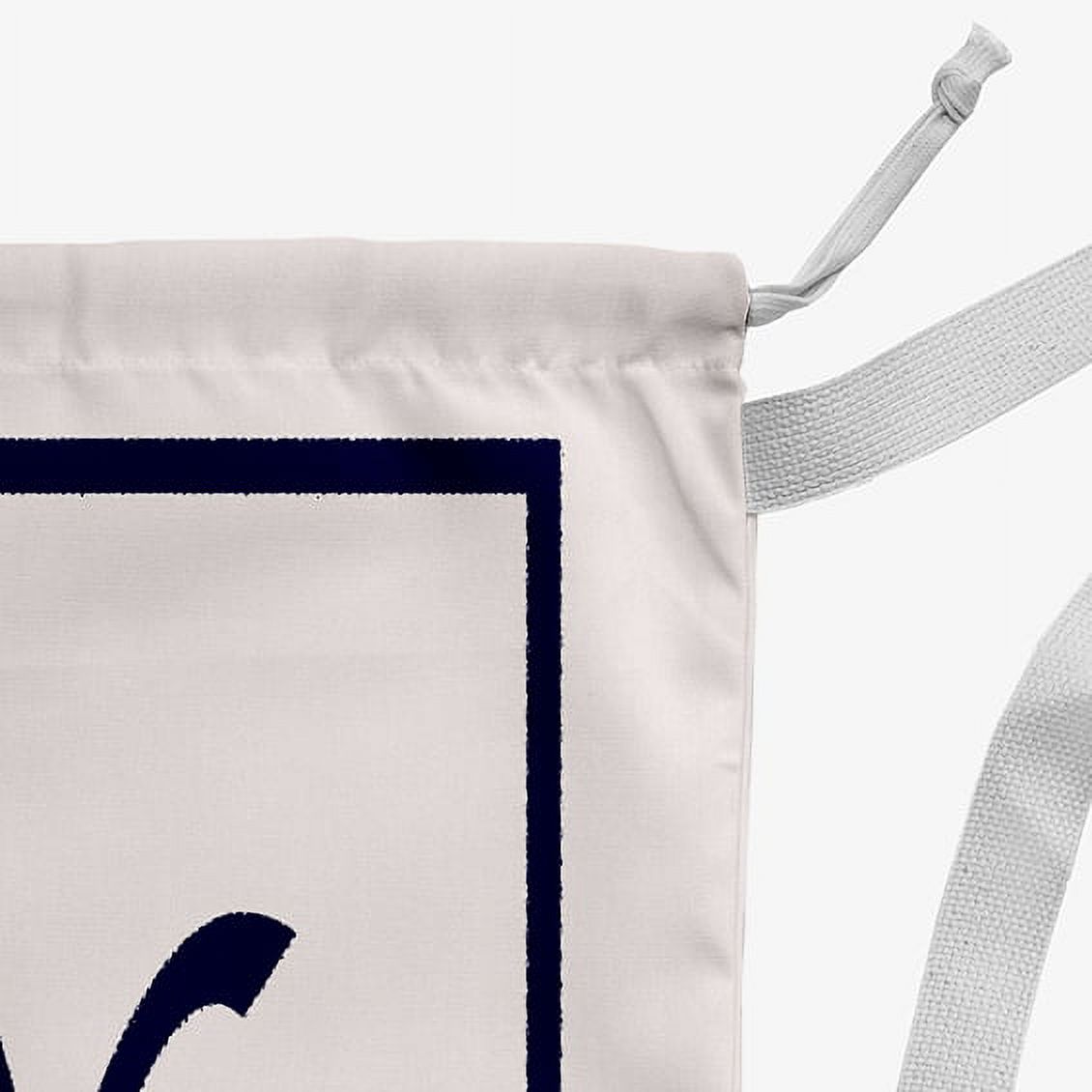 Simply Daisy Classic Monogram 18 x 29 inch X Laundry Bag