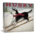 thumbnail image 1 of Global Gallery's 'Husky Ski Co' By Ryan Fowler Stretched Canvas Wall Art, 1 of 4