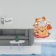 thumbnail image 2 of Organizador remoto y reloj de pared con diseño de gato, silencioso, sin , para mesa, mesita de noche, sofá, oficina, dormitorio,, 2 of 8