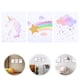 thumbnail image 2 of FELTECHELECTR 3 piezas de dibujos animados de unicornios y arcoíris para pared, impresiones artísticas, pósteres de fondo, 2 of 6