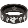 thumbnail image 5 of Cactus Tungsten Carbide Ring, 5 of 9
