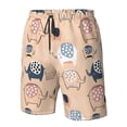 thumbnail image 5 of Naloa Cute Ink Drawn Elephants Men's Beach Shorts, Surfing shorts, Swim trunks, Quick Dry Swim Trunks for Surfing Beach Fun - Large, 5 of 9