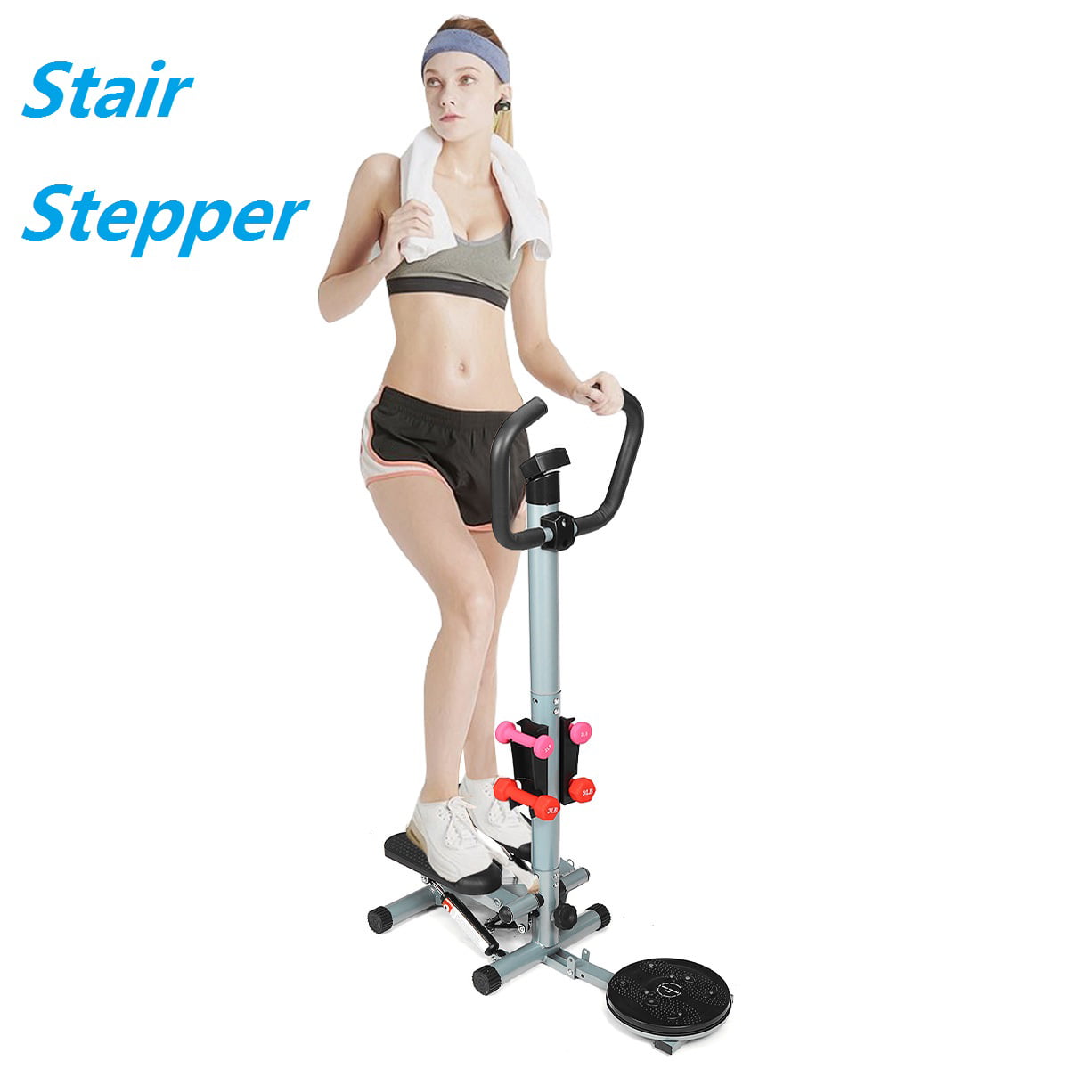 Full Body Fitness Stepper Cardio Twister Home Exercise Training System 