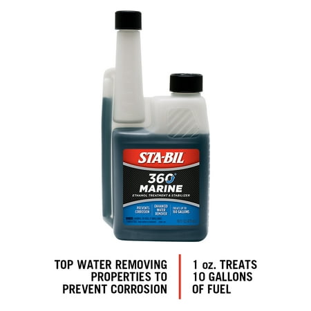 STA-BIL (22293) 360 Marine Ethanol Treatment & Stabilizer, 16 (Best Gas Stabilizer Ethanol)