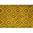 thumbnail image 1 of Ahgly Company Machine Washable Indoor Rectangle Southwestern Yellow Country Area Rugs, 8' x 12', 1 of 4