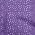 thumbnail image 1 of oneOone Cotton Poplin Violet Fabric Leaves Craft Projects Decor Fabric Printed By The Yard 56 Inch Wide, 1 of 5