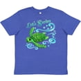 thumbnail image 3 of Inktastic Lets Swim Cute Sea Turtle Youth T-Shirt, 3 of 5