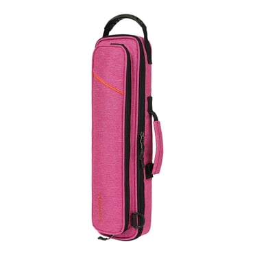 Sac à Flûte Sac à Dos Durable Accessoires de Flûte Portable Imperméable Sac à Flûte Doux Rouge