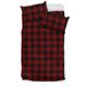 thumbnail image 1 of Juego de cama estampado de cuadros búfalo negro y rojo, 1 of 4