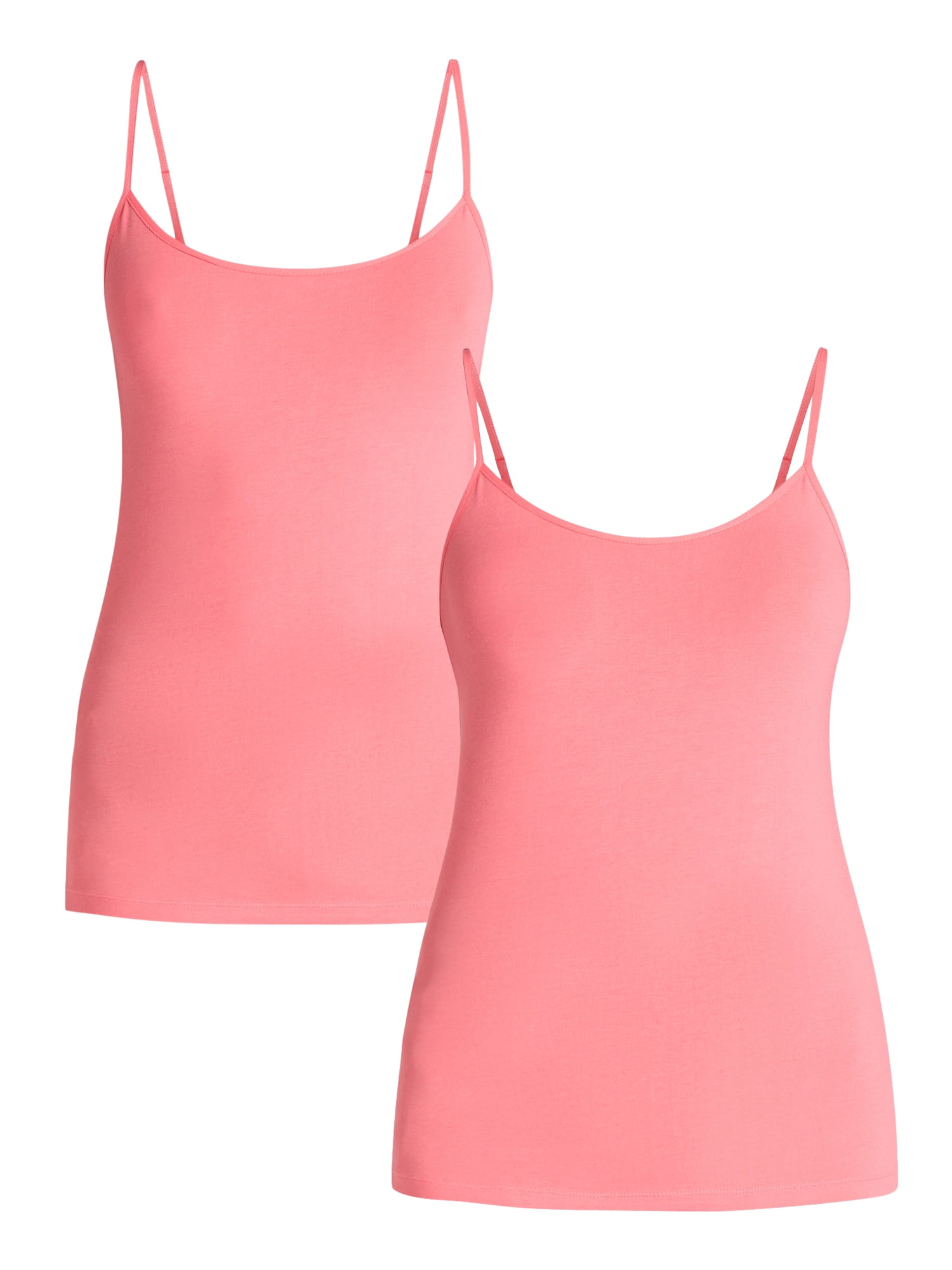 Time and Tru Women's Cami with Adjustable Straps, Sizes XS-XXXL