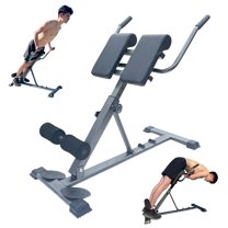 SogesPower Chaise Romaine Hyperextension - Banc Pliable Réglable - Pour Dos, Abdominaux - Charge Max 120 Kg Chaise Romaine Musculation SogesPower Chaise Romaine Hyperextension - Banc Pliable Réglable - Pour Dos, Abdominaux - Charge Max 120 Kg Chaise Romaine Musculation
