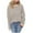 Khaki, variant on yillto Striped Sweaters for Womens Soft Knit Long Sleeve Crew Neck Pullover Fall Winter Clothes with Pockets