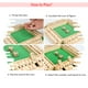 thumbnail image 3 of Juego de mesa de madera de cuatro lados y 10 números, juego de mesa de dados, juego de mesa de entre Abanopi Juego de mesa de mesa, 3 of 5