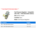 thumbnail image 2 of Fuel Pressure Regulator - Compatible with 1992 - 1998 Oldsmobile Achieva 1993 1994 1995 1996 1997, 2 of 2