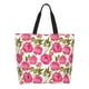 thumbnail image 1 of Balery Rose Flowers Bolsa Tote Estilo Estético con Cremalleras, Bolsa de Hombro, Bolsa de Compras Grande y Plegable, 1 of 8
