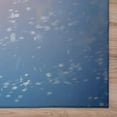 thumbnail image 5 of Cozy Winter ACW31 Blue Washable 3 ft x 5 ft Rug, 5 of 6