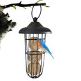 thumbnail image 2 of Comedero Para Pájaros Al Aire Libre, Soporte Para Bola De Grasa Colgante, Comedero Para Pájaros De Metal, Dispensador De Comida Para Pájaros, 2 of 7
