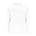 thumbnail image 5 of LMOIPLI Men's Mardi Gras Shirts Long Sleeve Dress Shirt Casual 1/4 Zip Lapel Shirts Party Carnival Printed Outfits Top White M, 5 of 5