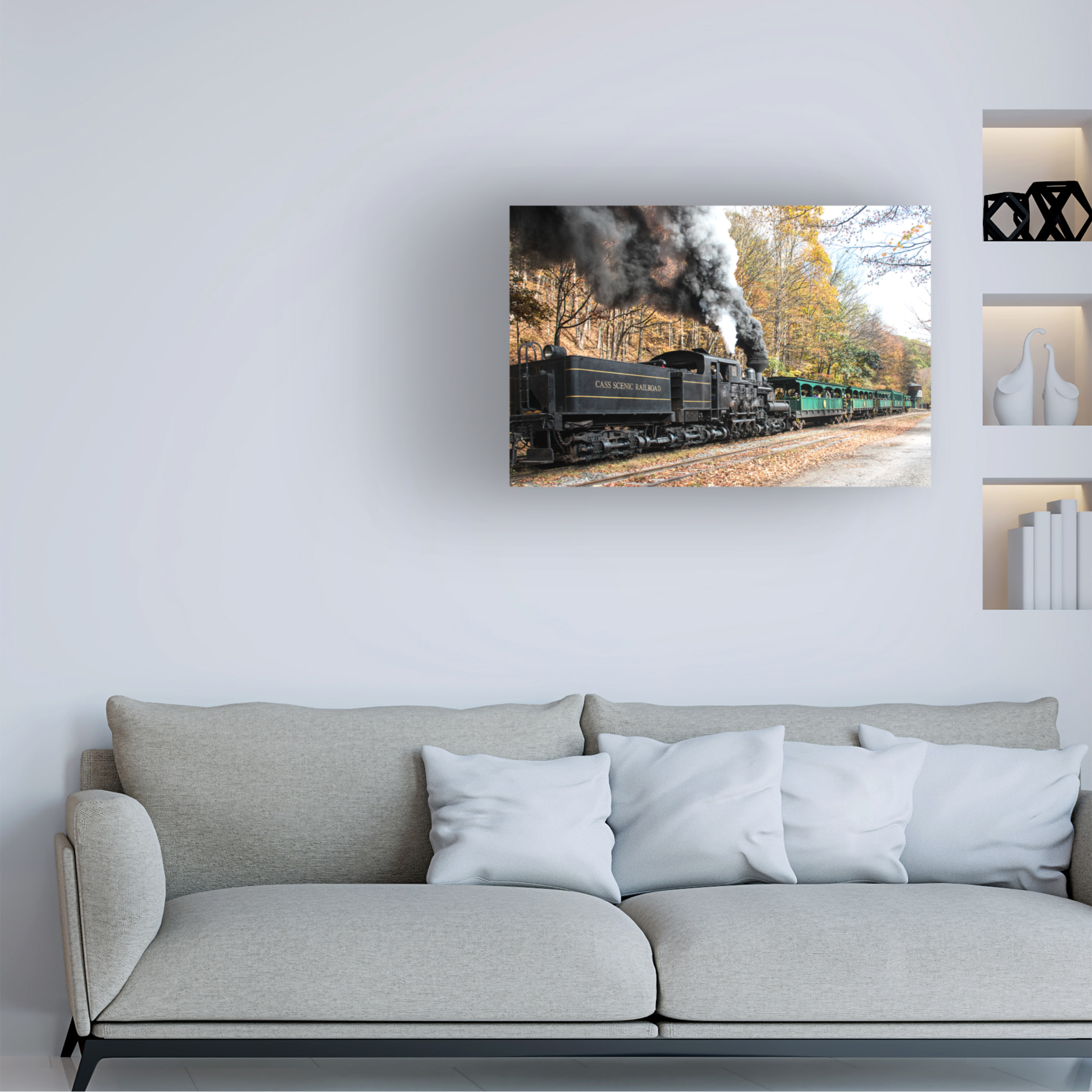 Robert Michaud 'Cass Scenic Railroad 2' Canvas Art