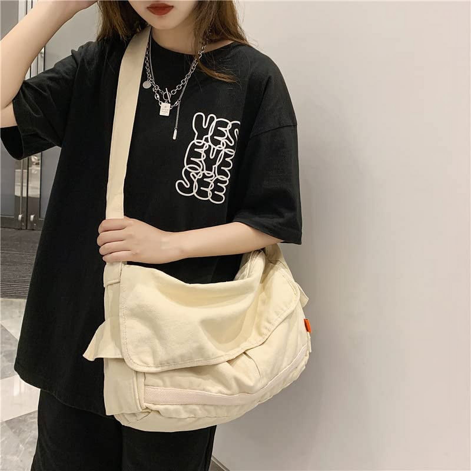 Kukuzhu Japanese Kawaii Crossbody Bag Fairy Grunge Tote Bag