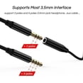 thumbnail image 5 of USB Type C 3.5 Jack Earphone Adapter USB C to 3.5mm Headphones AUX Audio Adapter for Samsung S23 S22 S21 S20 Cable, 5 of 5