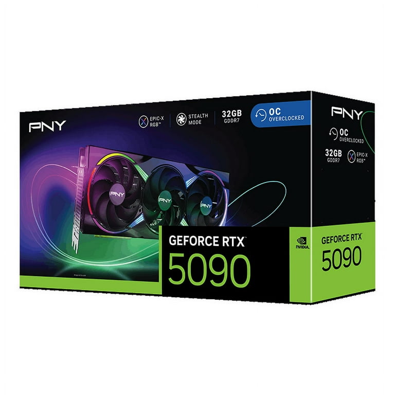PNY NVIDIA GeForce RTX™ 5090 Epic-X™ ARGB OC Triple Fan, Graphics