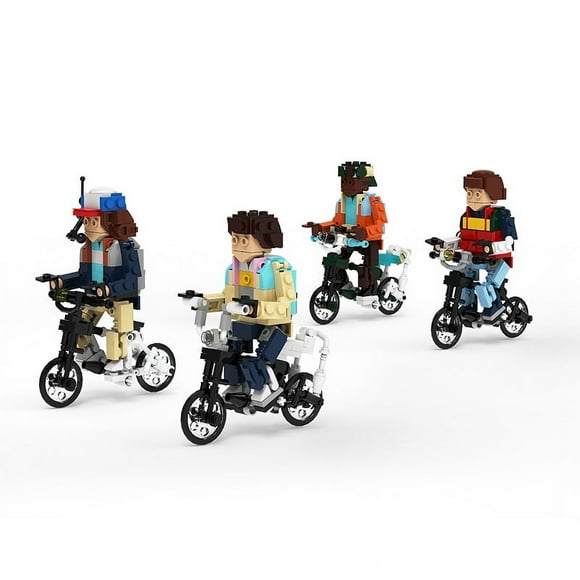 Stranger Things miniature bike (self-designed puzzle building compatible with LEGO toys