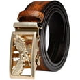thumbnail image 5 of GHSDFBB Mens Ratchet Belt Buckle Only Slide 1 3/8 Automatic Click Belts Replacement Designer Cowhide Wedding Dress, 5 of 5