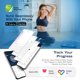 thumbnail image 2 of Báscula de baño digital Nautica Body Tracker, báscula inteligente con Bluetooth, IMC, grasa corporal, seguimiento de masa muscular y más, se sincroniza con la aplicación de teléfono inteligente para s, 2 of 5