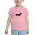 thumbnail image 2 of Dachshund Love Cute Toddler Tshirts for Boys Girls (Pink, Youth M), 2 of 5