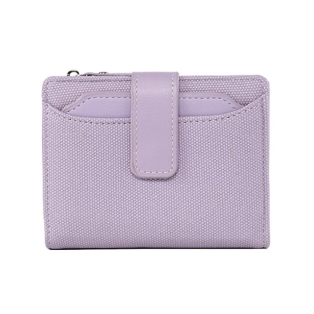 Fiudx Cartera Corta para Mujer, Piel Flor de Alta Gama, Gran Capacidad para 18 Tarjetas, Cremallera de Doble Capa, Fácil Extracción de Tarjetas, Ligera y Portátil, Diseño Elegante, 12,5 X 9,8 X 3 Cm